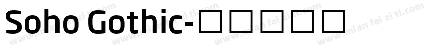 Soho Gothic字体转换